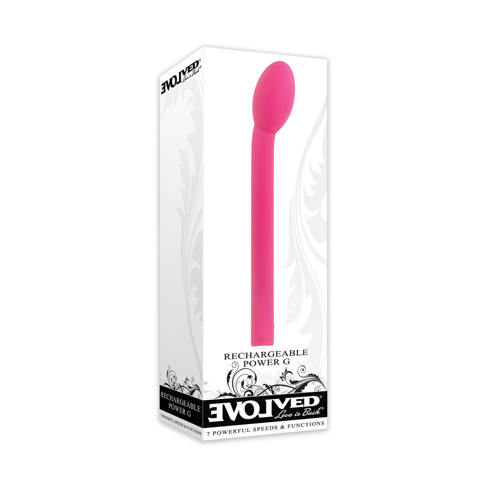 Evolved Power G Rechargeable G-Spot Vibrator - Pink