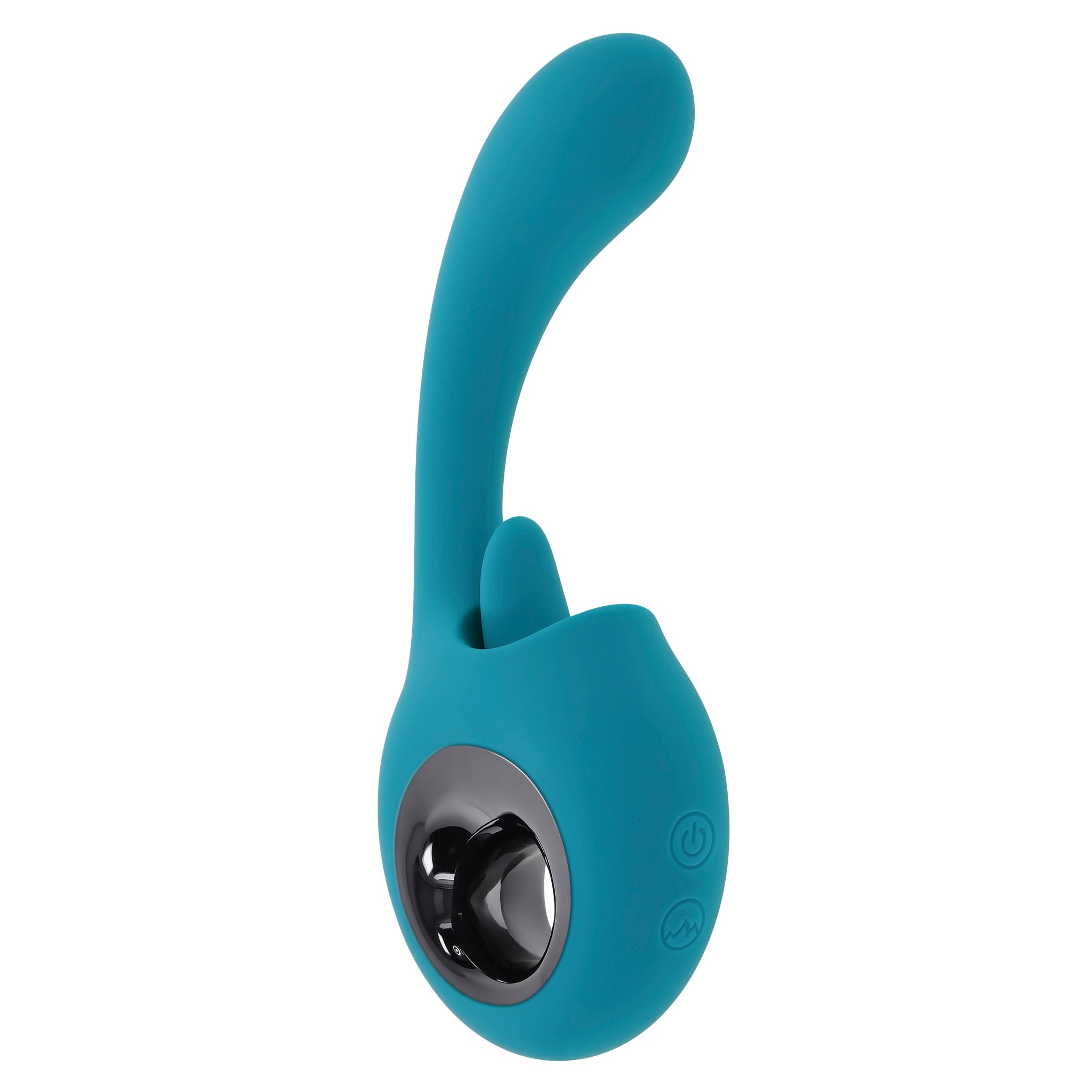 Evolved How Many Licks Dual Silicone Licking and G-Spot Vibrator - Teal