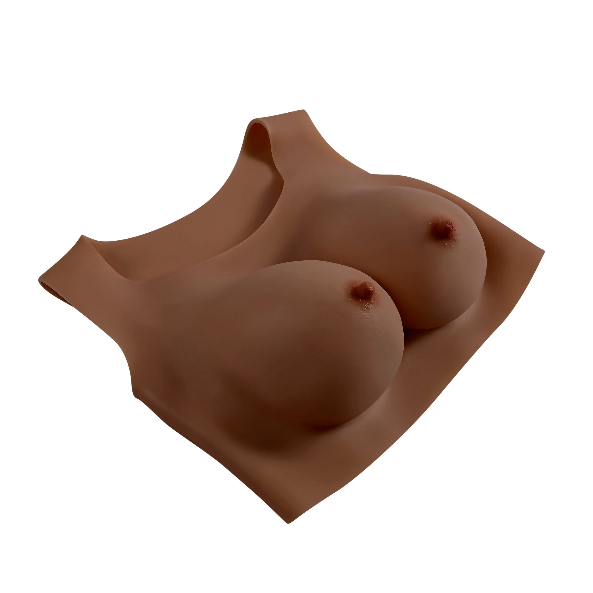 Gender X Undergarments Plate D-Cup Wearable Breasts - Dark