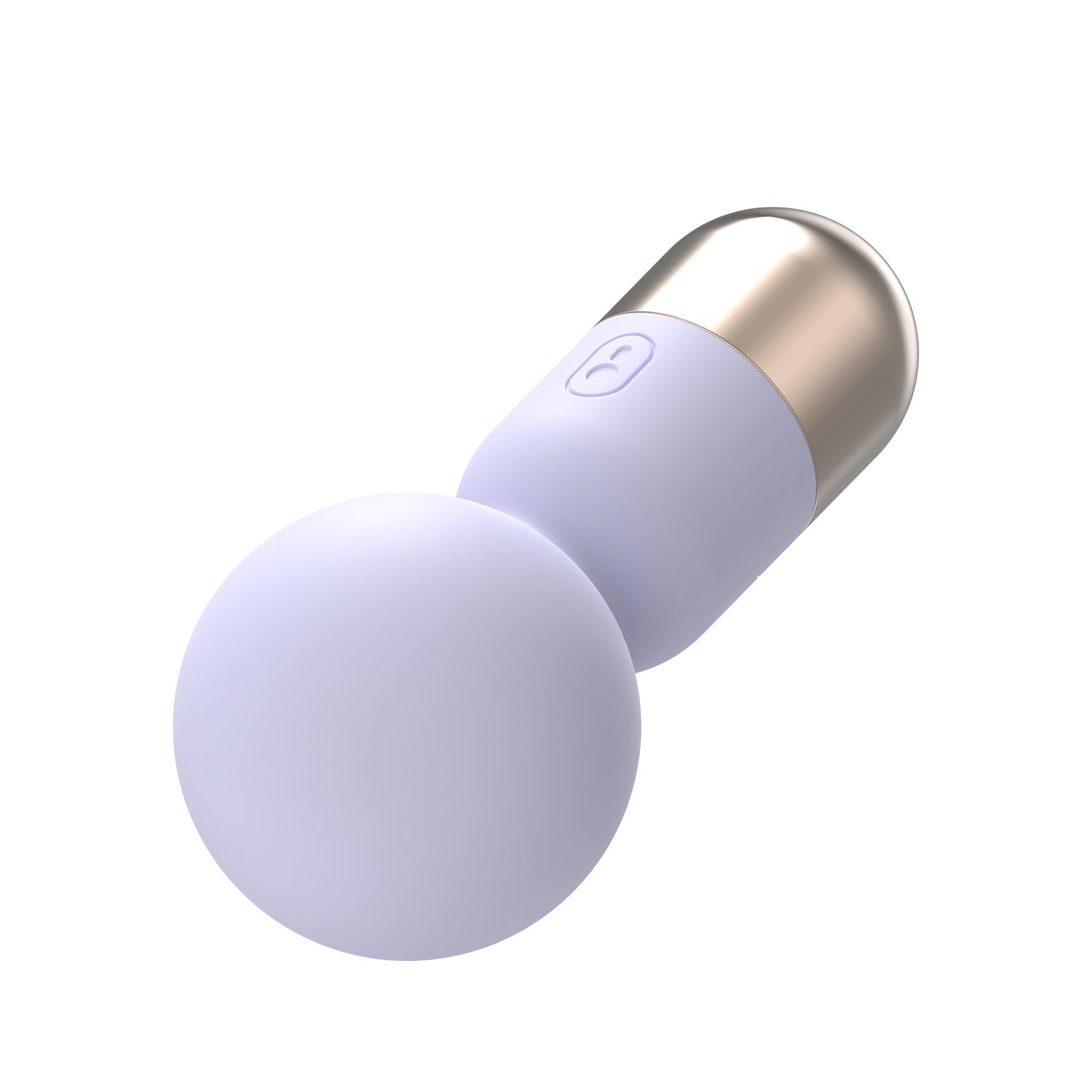 Pokewan Pocket Mini Wand Massager 9-Mode Silicone - Lavender