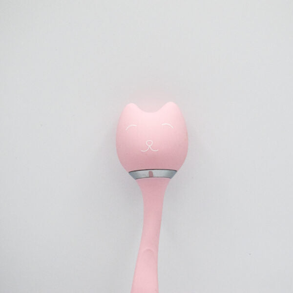 Purrs Like A Kitten Wand Massager 9-Function Silicone - Pink