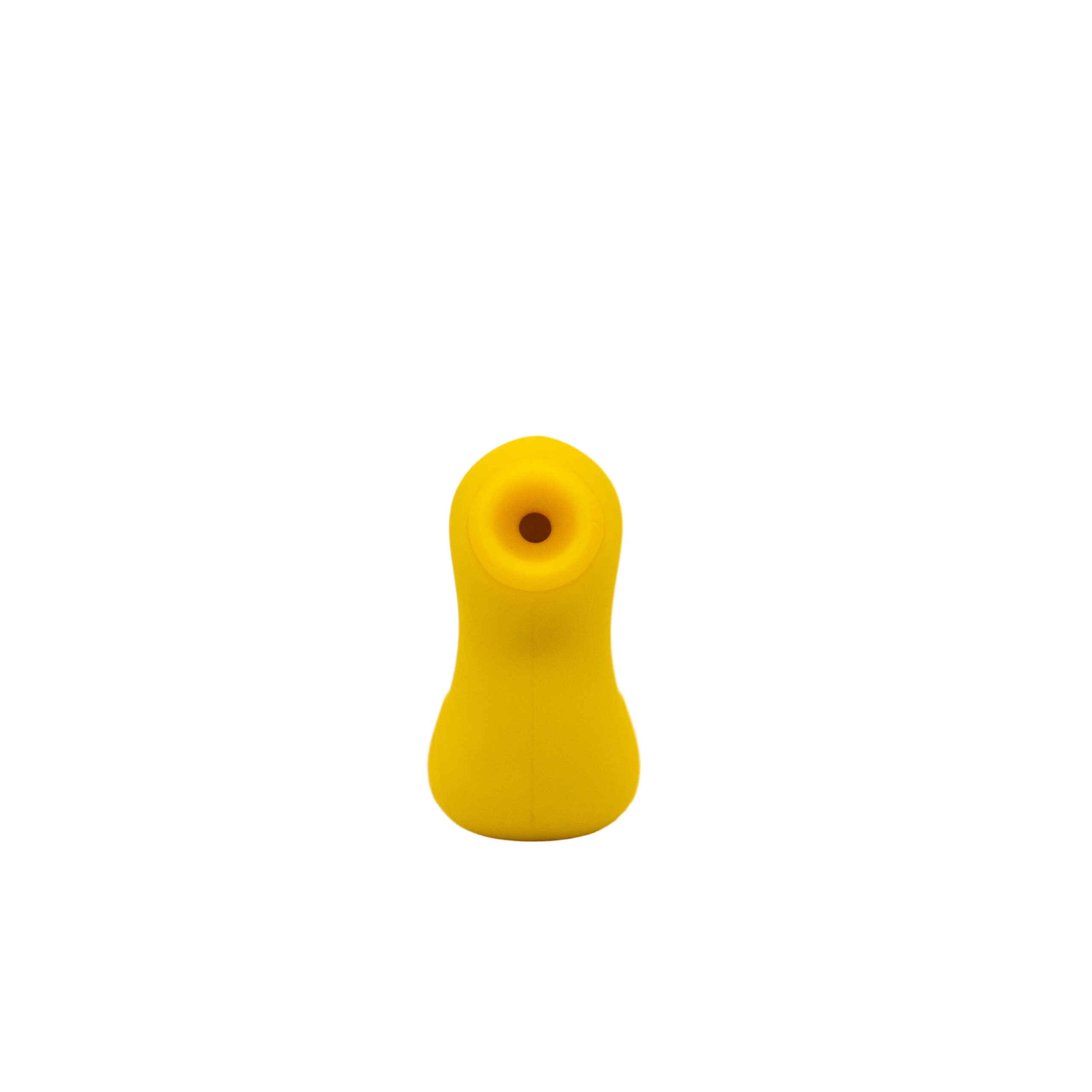 Lucky Duck Silicone Air Pulse Clitoral Suction Vibrator - Yellow