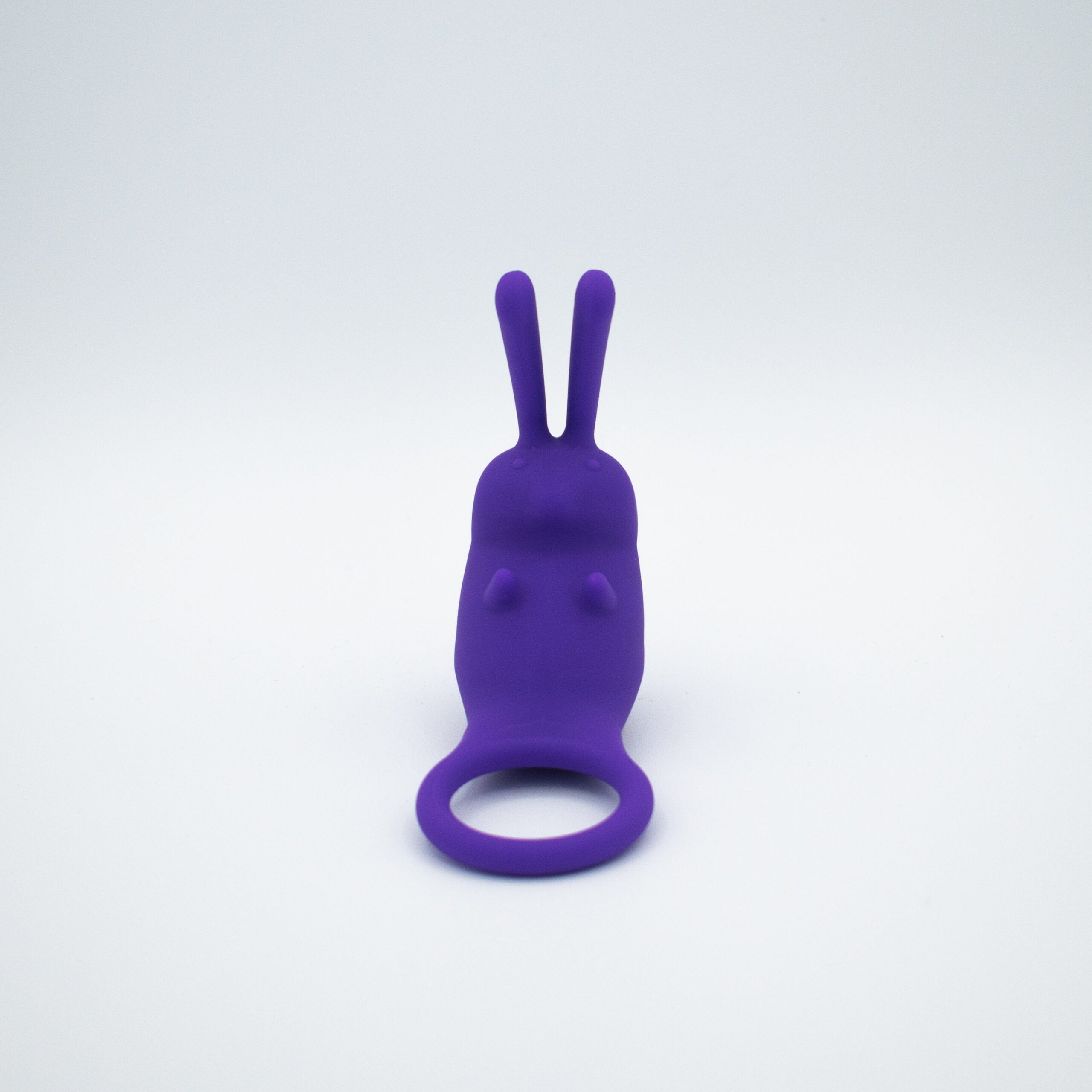 The Cock Hopper Cock Ring and Rabbit Bullet Vibrator - Purple