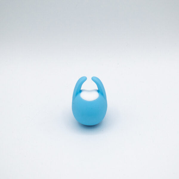 Heavenly Humpback Silicone Finger Bullet Clitoral Vibrator - Blue