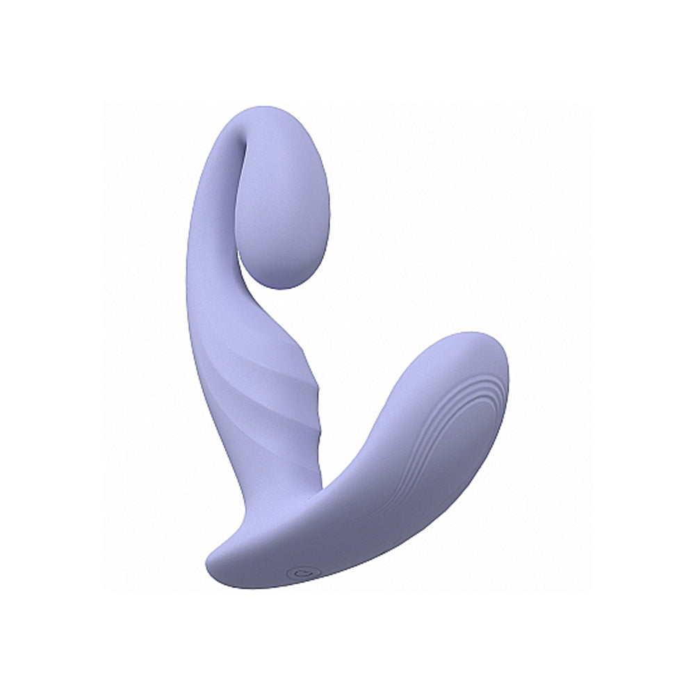 LoveLine Bliss Dual Motor 10-Speed Silicone Rechargeable Vibrator – Lavender