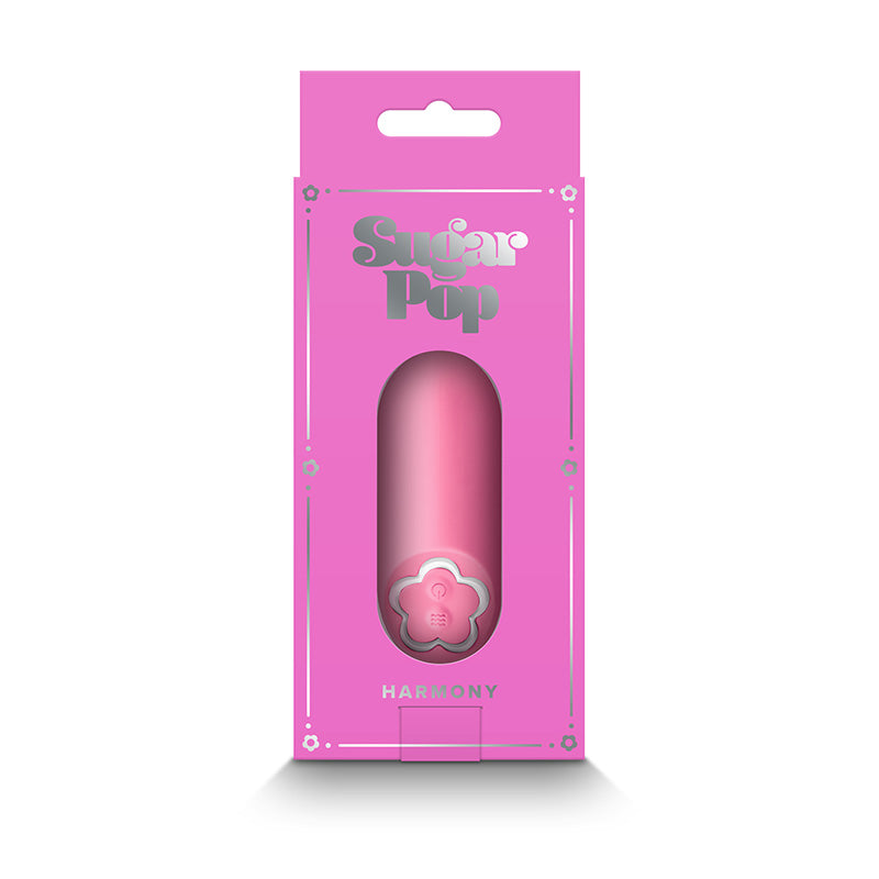 Sugar Pop Harmony Mini Rechargeable Bullet Vibrator - Pink