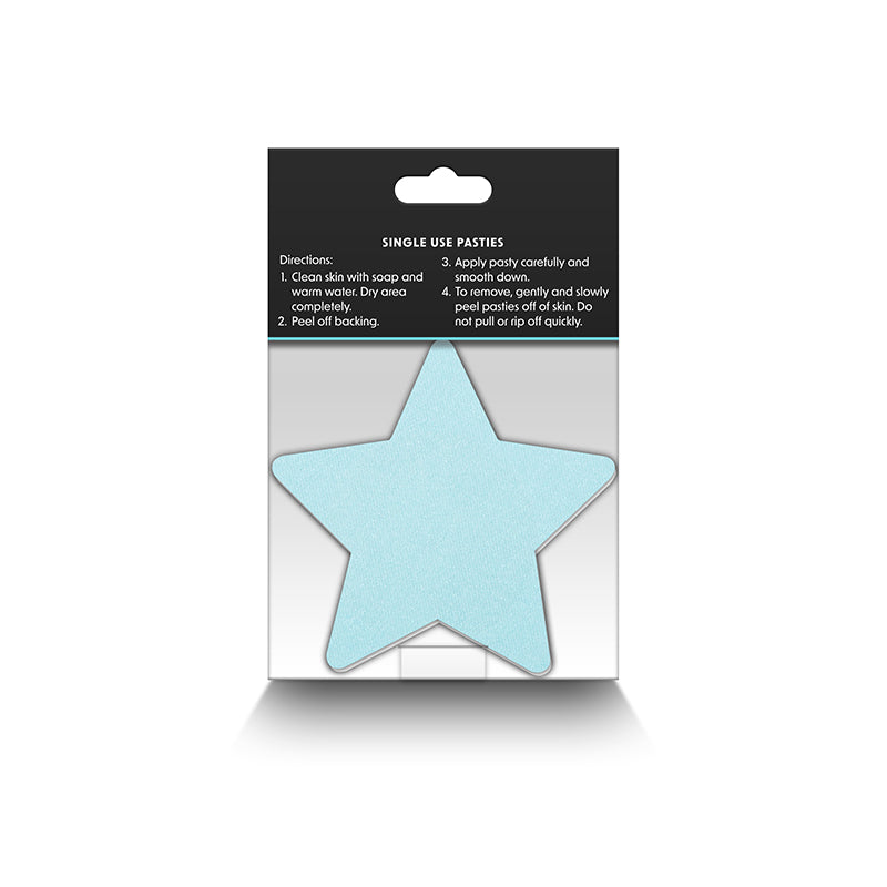 Pretty Pasties Star I Set of 4 - Black, Light Blue, Purple, Nude