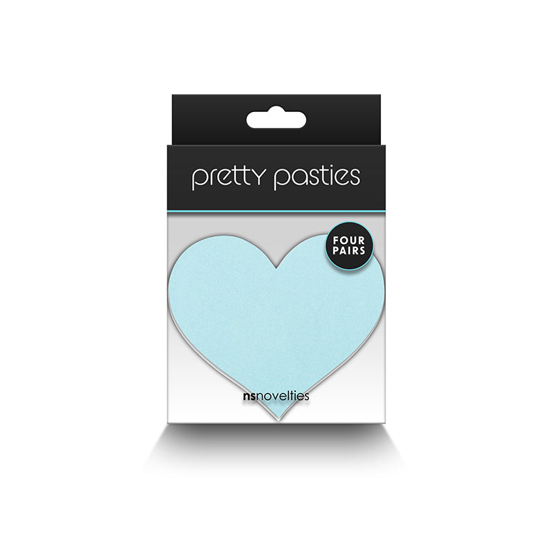 Pretty Pasties Heart I Set of 4 - Black, Light Blue, Purple, Nude