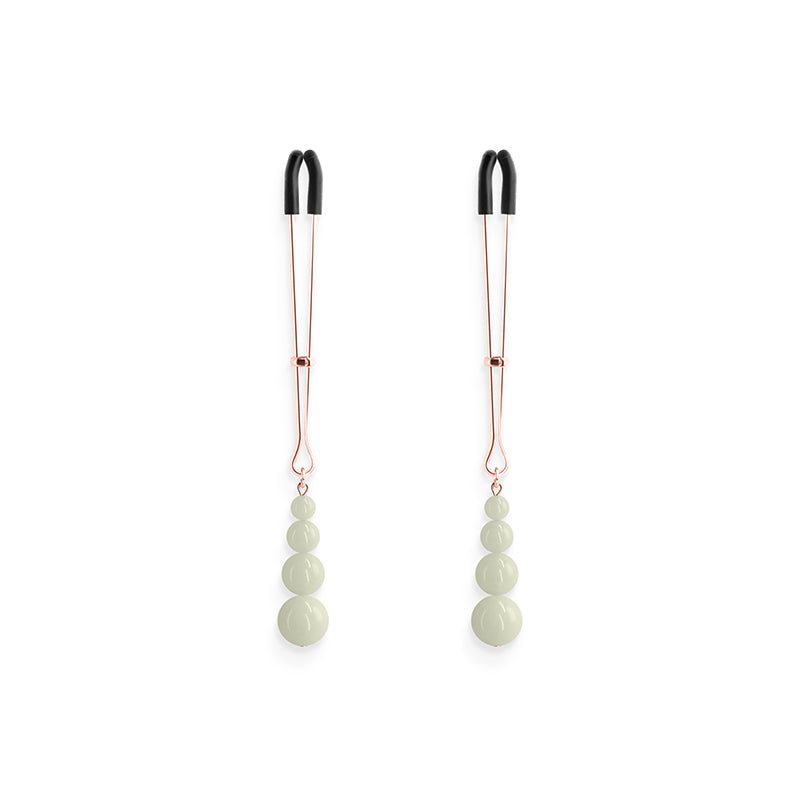 Bound Nipple Clamps G2 Rose Gold Glow-in-the-Dark