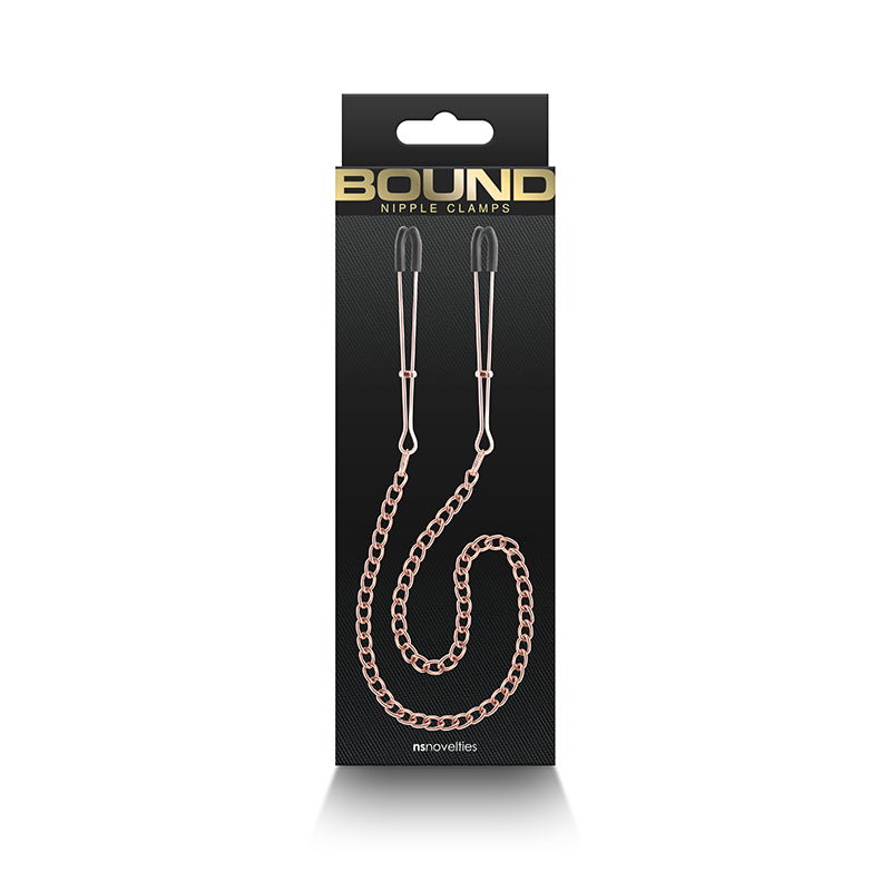 Bound Nipple Clamps DC3 - Rose Gold