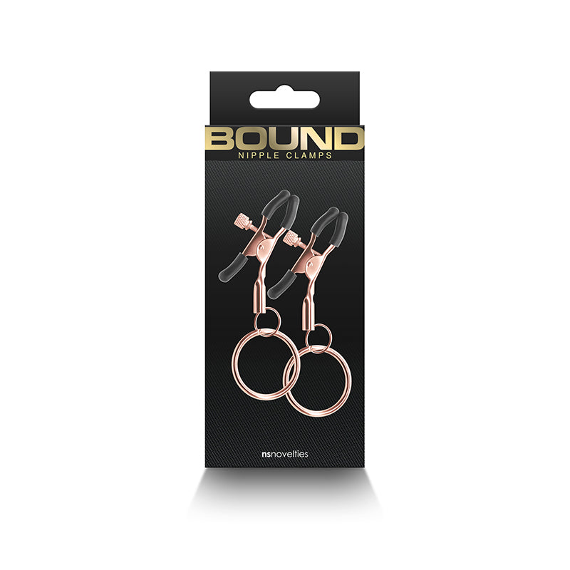 Bound Nipple Clamps C2 - Rose Gold