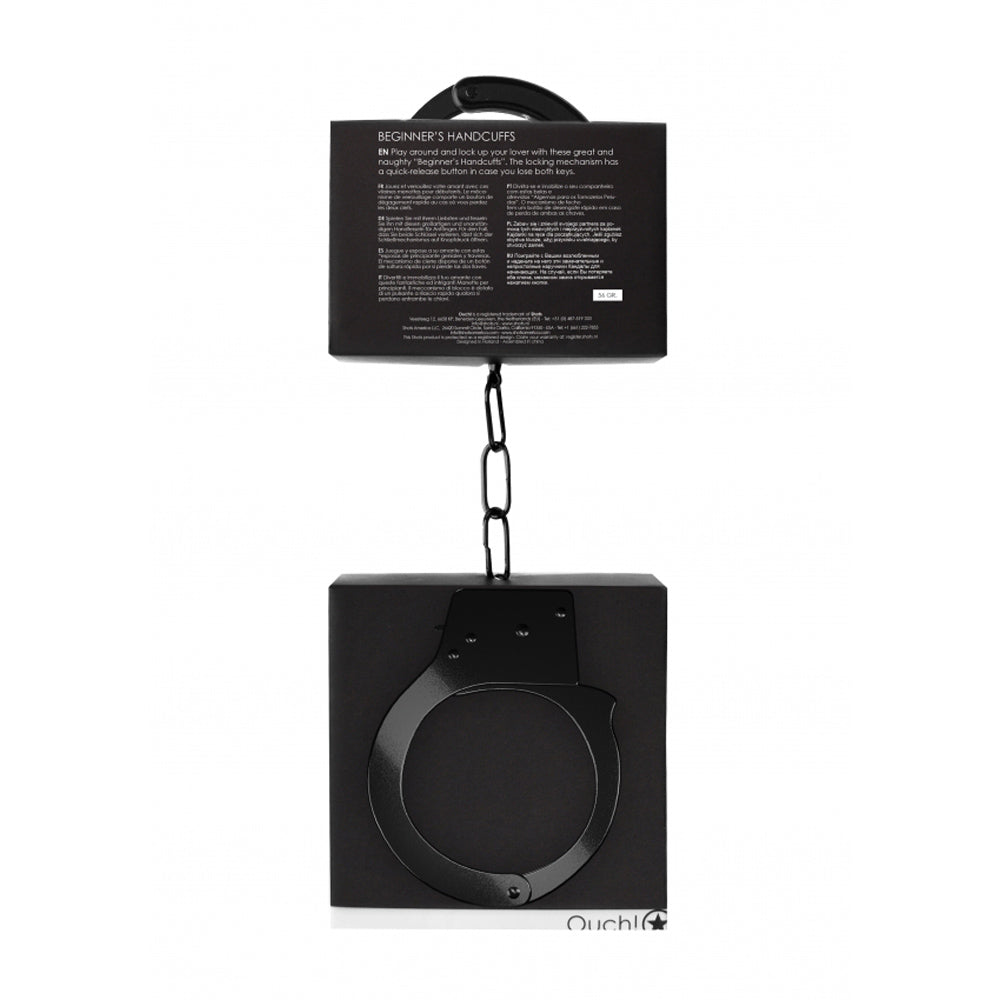 Ouch! Beginner's Handcuffs - Black