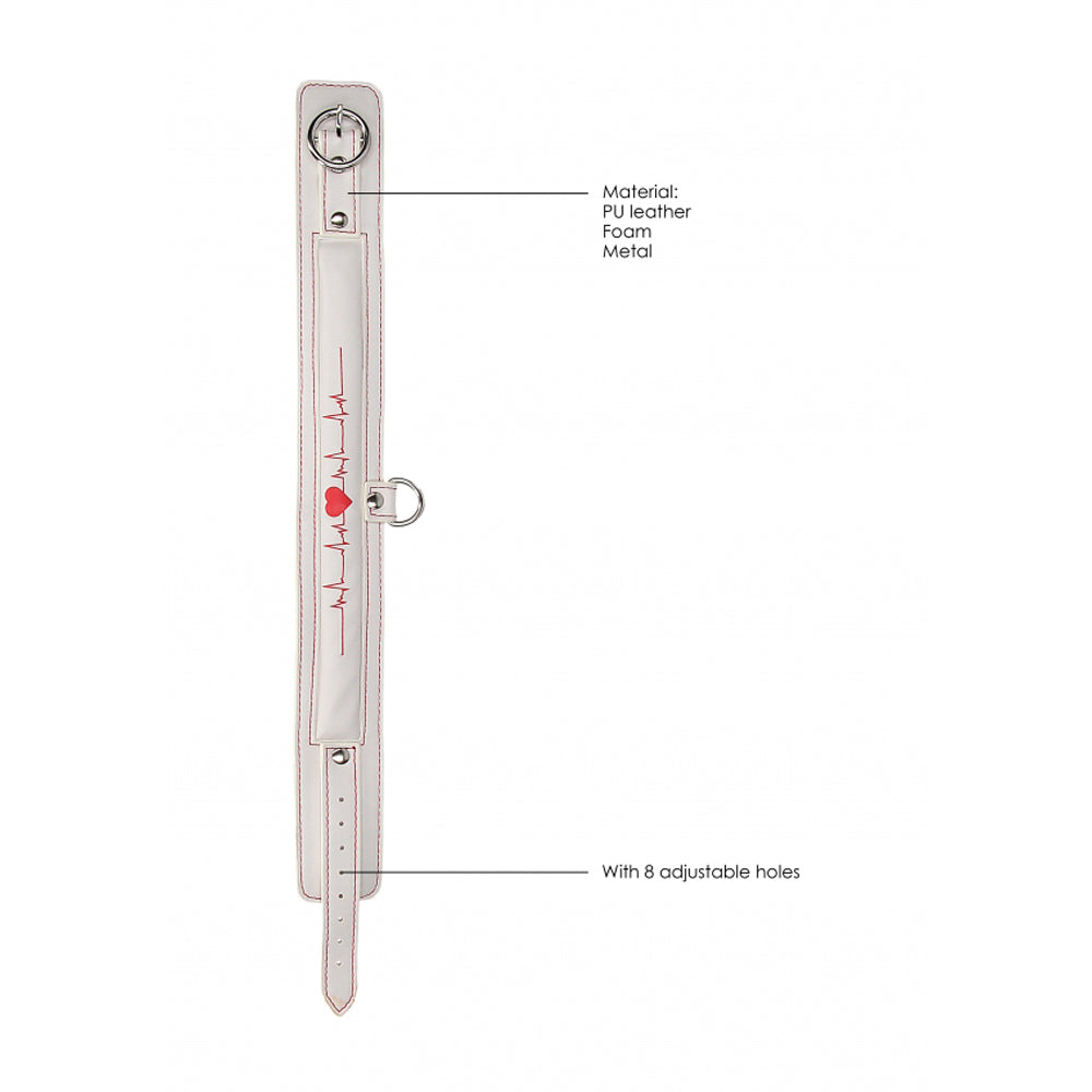 Ouch! Collar With Leash - Nurse Theme