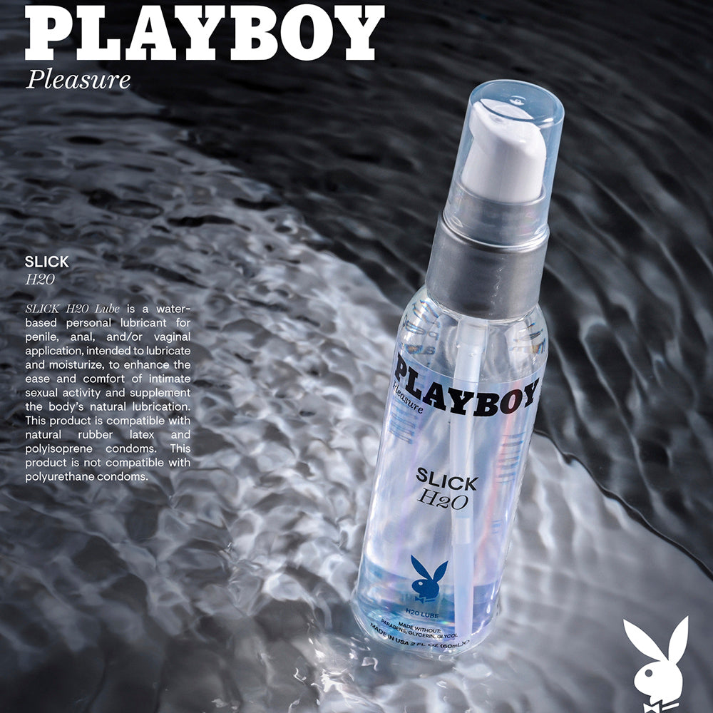 Playboy Pleasure Slick H2O Lube - 2oz