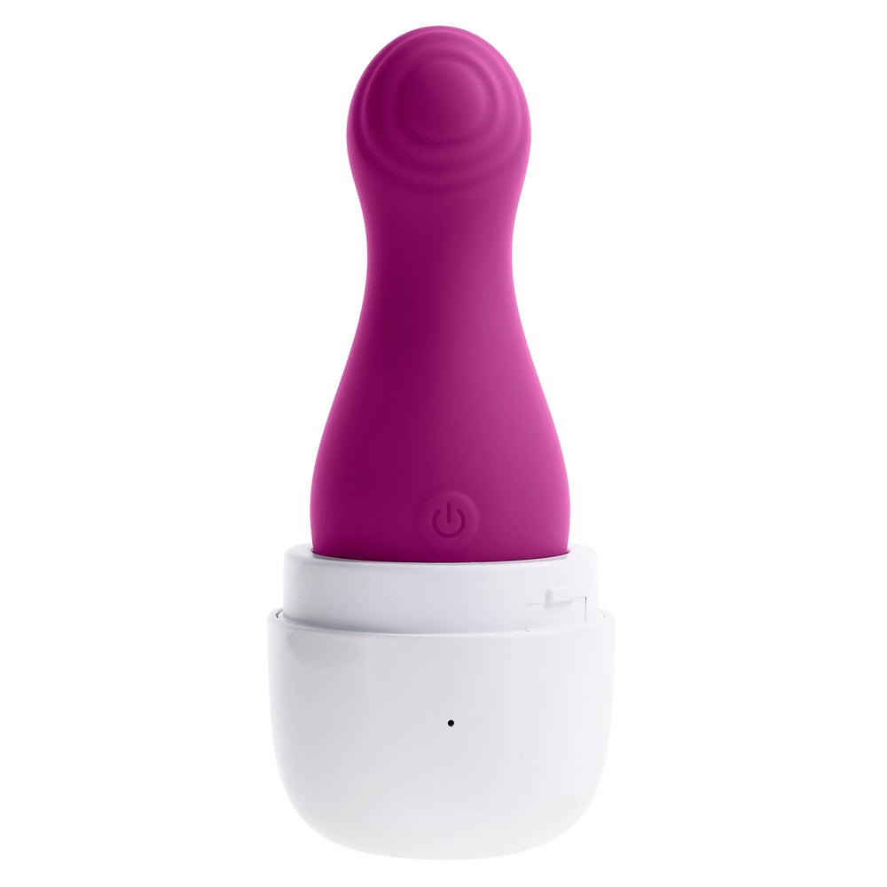 Playboy Pleasure The Jet Set Tapper Clitoral Vibrator with Travel Case - Pink