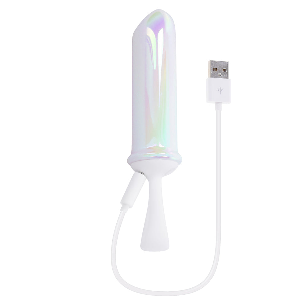 Playboy Pleasure Orgasmic Fantasy Bullet Vibrator Multi-Speed Silicone - Iridescent