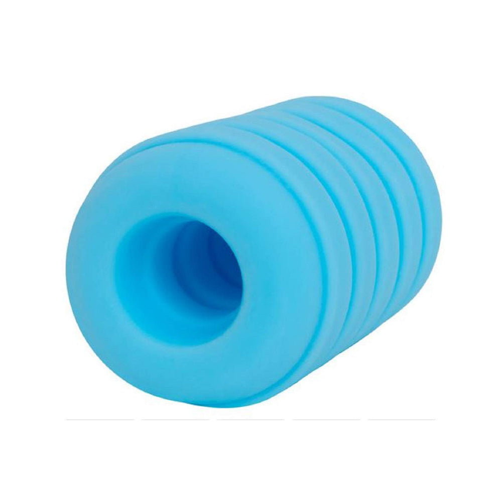 Rock Candy Taffy Puller Textured Stroker Sleeve – Blue