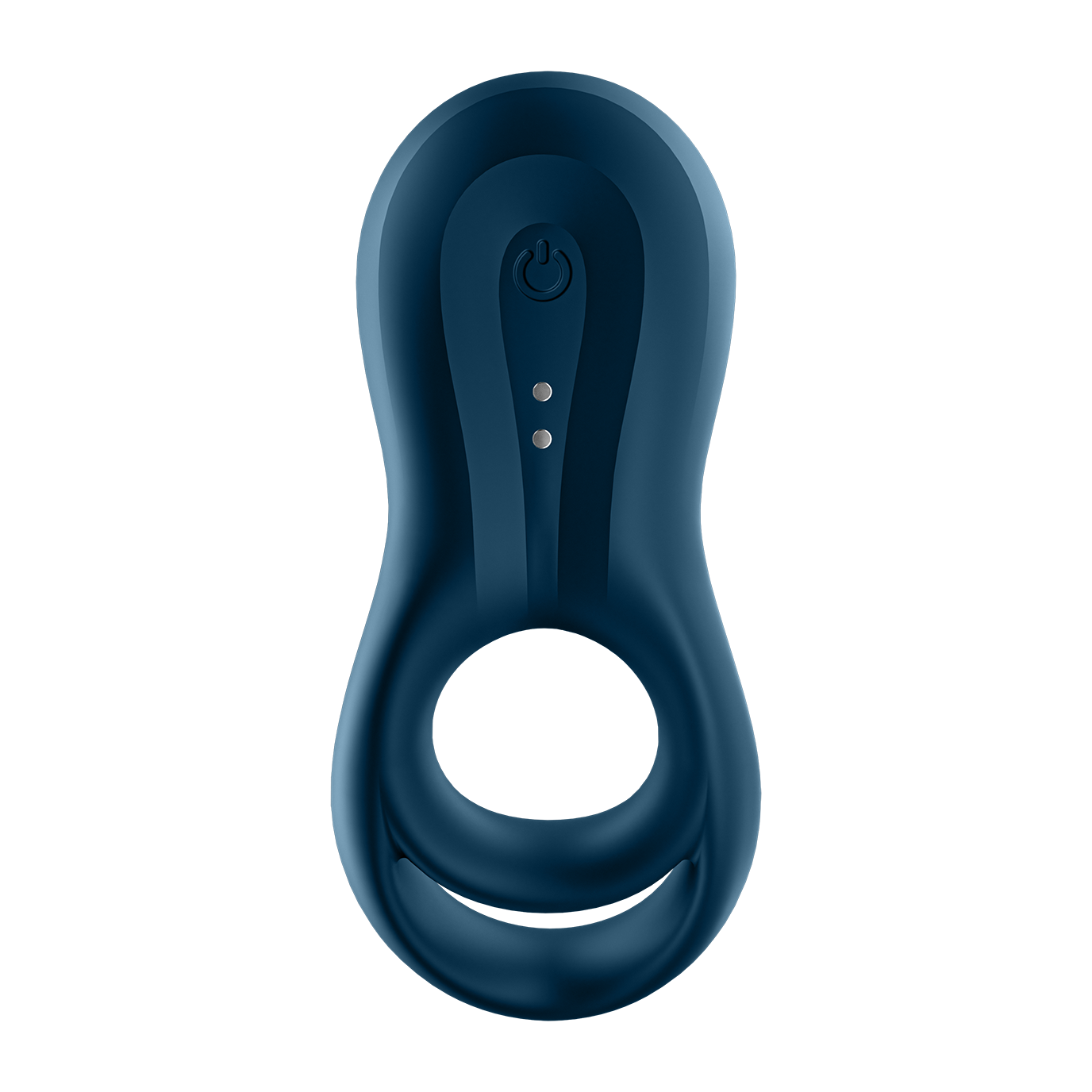 Satisfyer Epic Duo Vibrating Cock Ring with Connect App - Blue