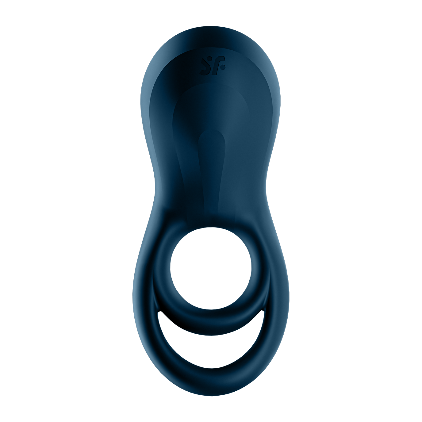 Satisfyer Epic Duo Vibrating Cock Ring with Connect App - Blue