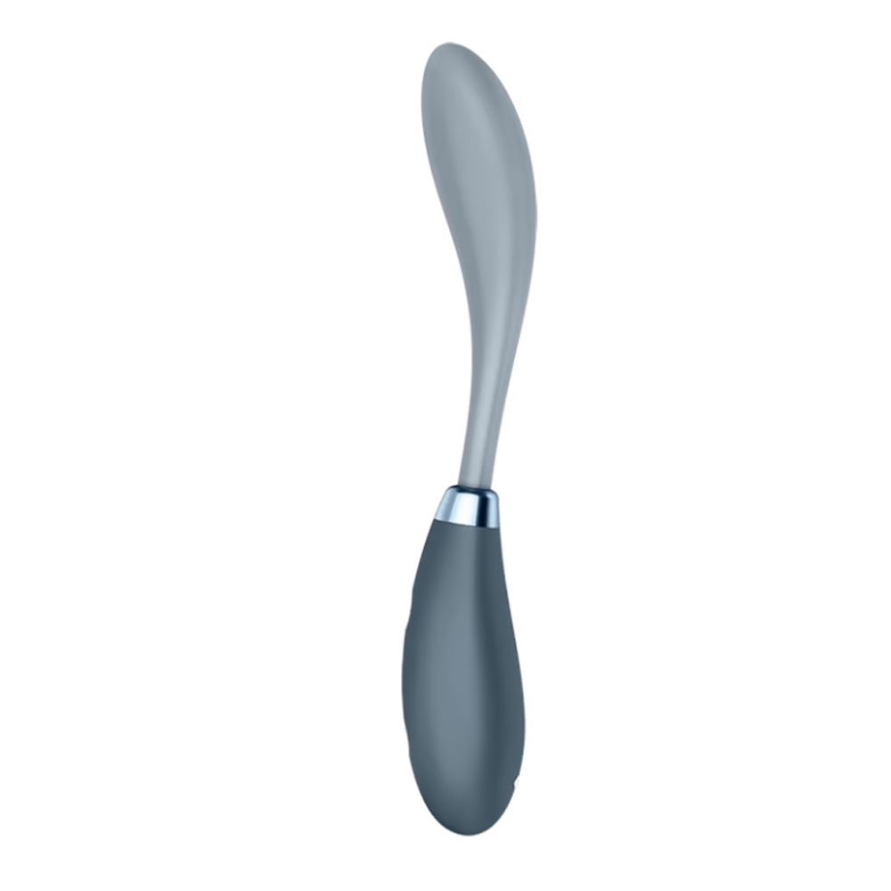 Satisfyer G-Spot Flex 3 Flexible Silicone G-Spot and Rabbit Vibrator - Soft Grey