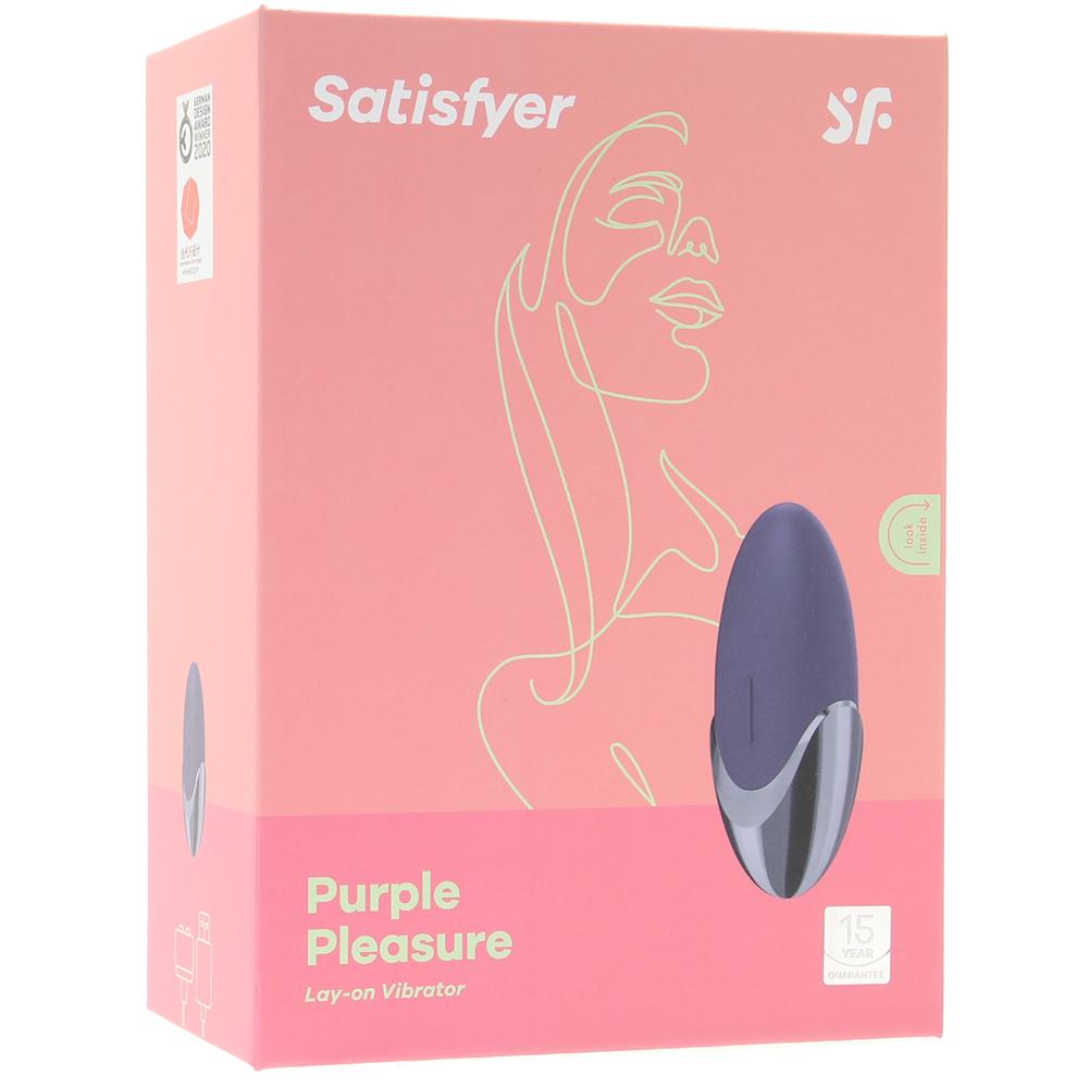 Satisfyer Purple Pleasure Layon Vibrator 3.7 Inch – Violet
