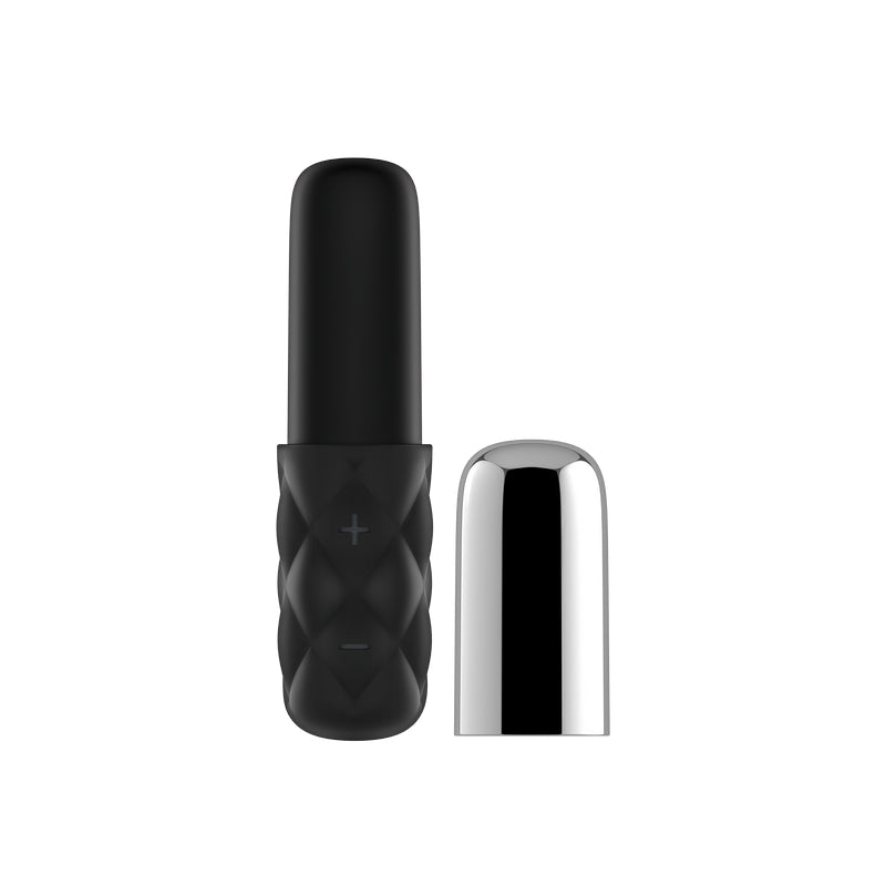 Satisfyer Sparkling Darling Mini Travel Vibrator - Black