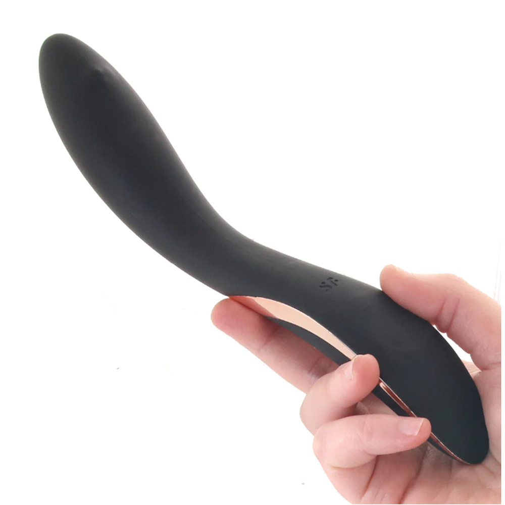 Satisfyer Rrrolling Explosion Rechargeable G-Spot Silicone Vibrator – Black