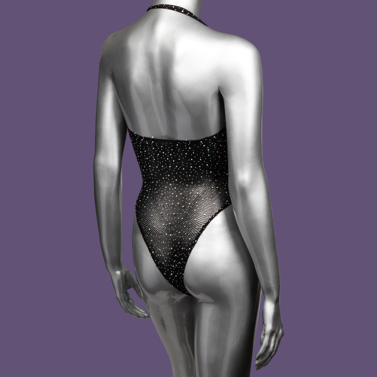 Radiance Deep-V Bodysuit - Black - Standard Size