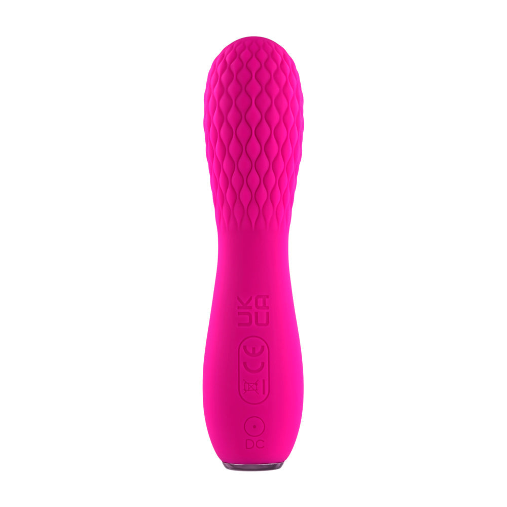 Selopa Razzle Dazzle Textured Vibrator Silicone Rechargeable - Pink