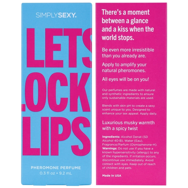 Simply Sexy Pheromone Perfume - Lets Lock Lips - 9.2ml