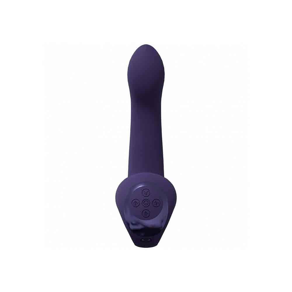 Riko Triple Thumper Finger Motion 7.87 Inch Vibrator – Purple