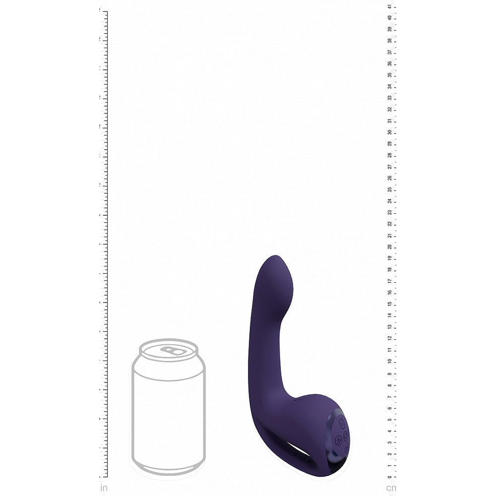 Riko Triple Thumper Finger Motion 7.87 Inch Vibrator – Purple