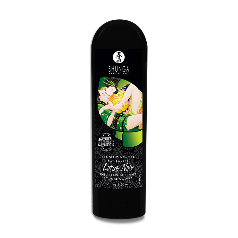 Shunga Lotus Noir Sensitizing Gel For Lovers - Lotus Noir