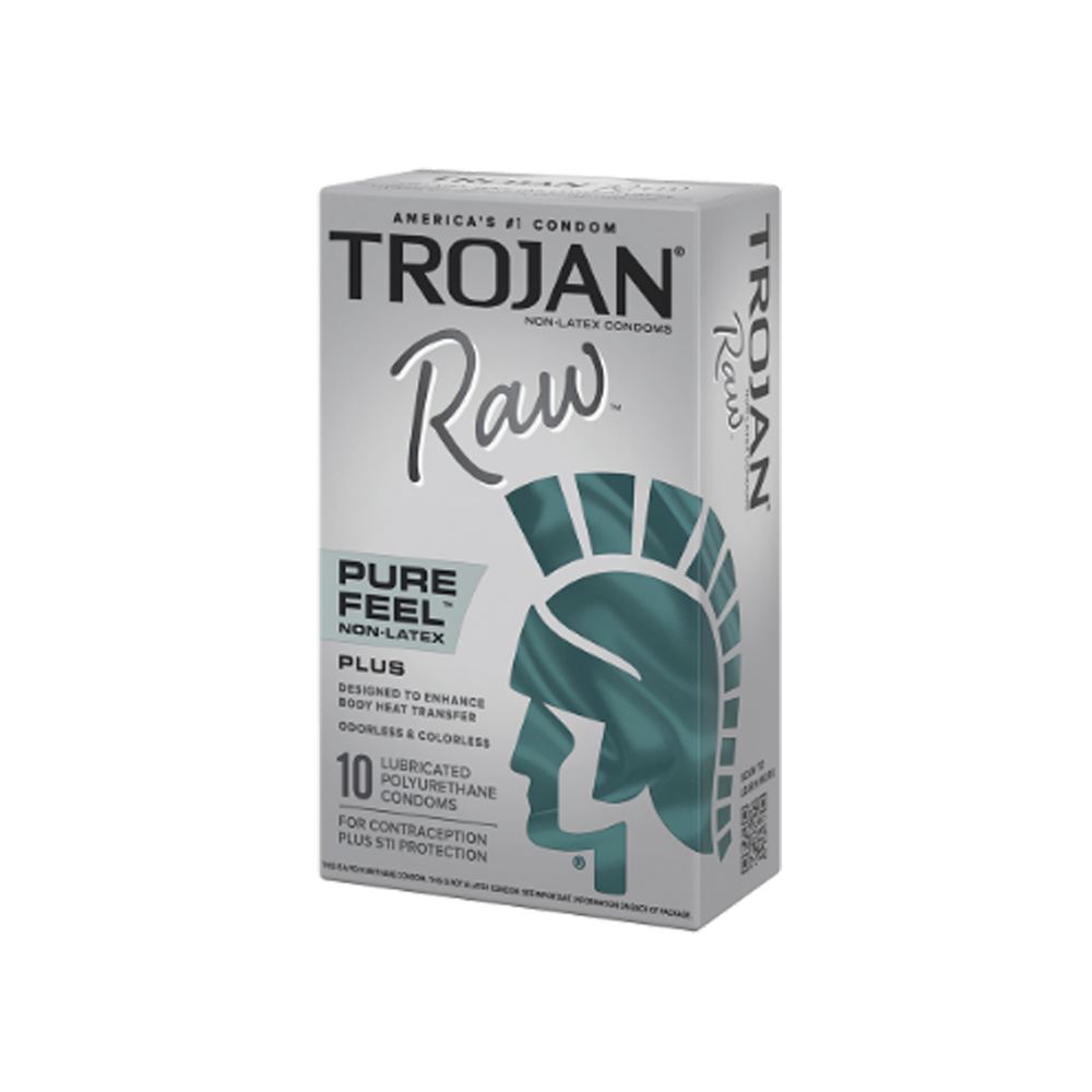 Trojan Raw Pure Feel Non-Latex - 10-Pack
