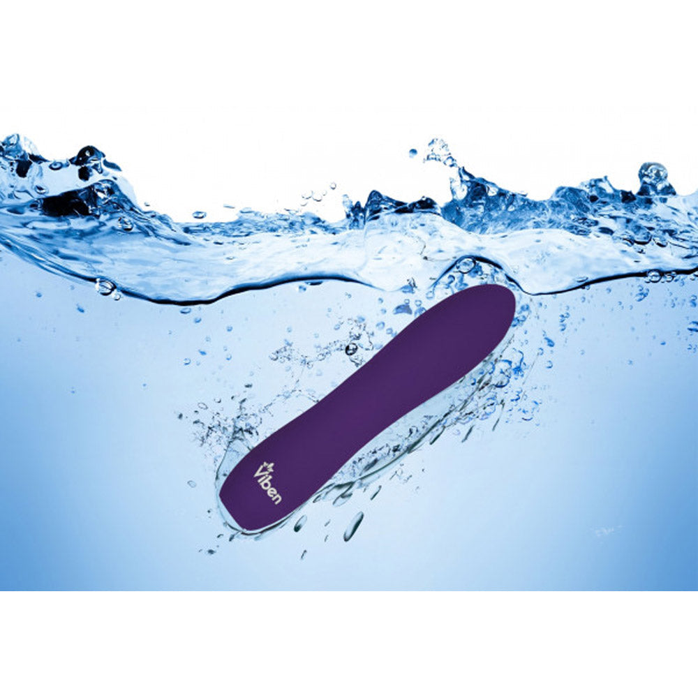Vivacious 5.3" Inch Intense 10-Function Rechargeable Bullet Vibrator - Violet