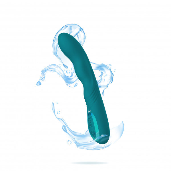 Viben Swagger 9 Inch Wriggling Rechargeable G-Spot Vibrator – Ocean