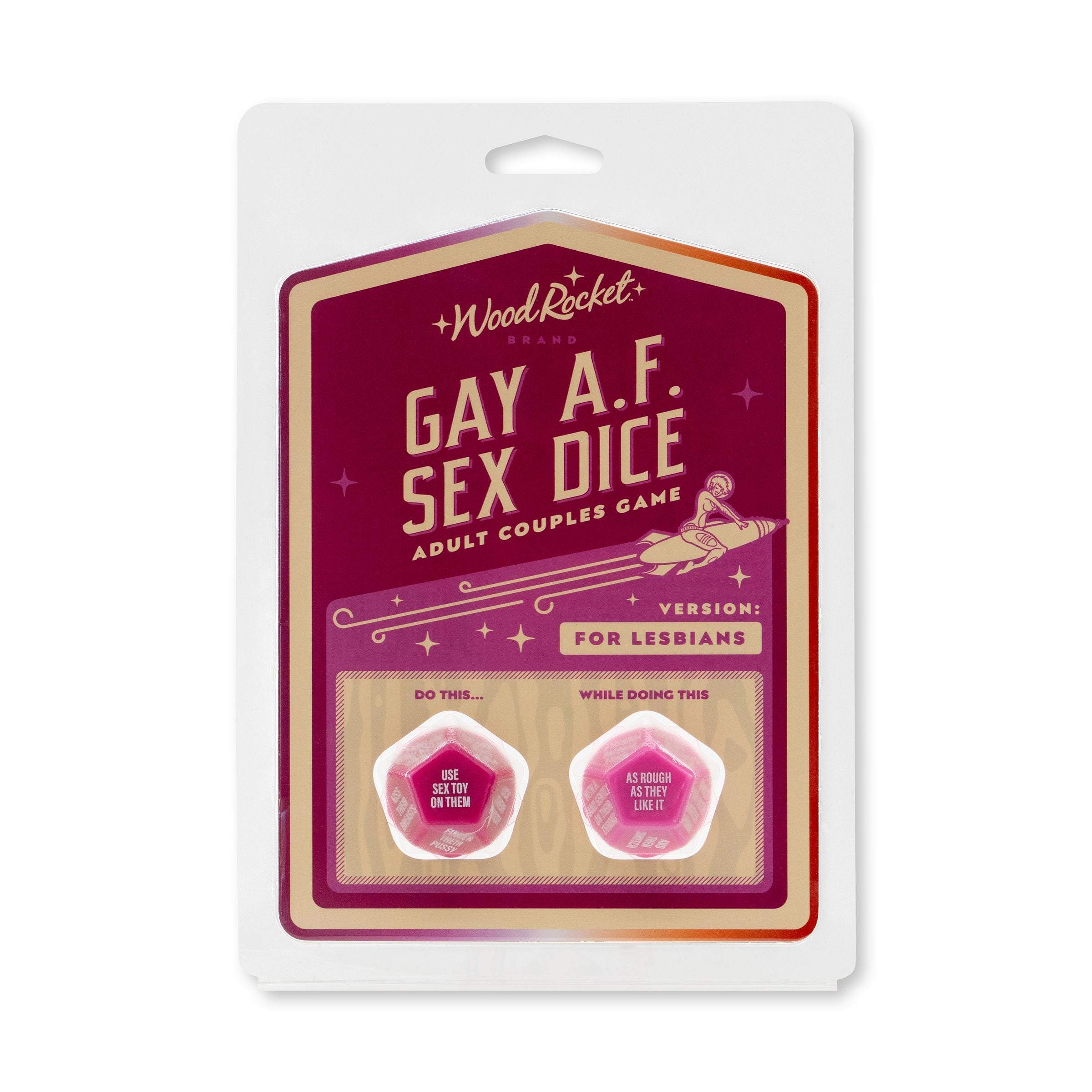 Gay A.F. Sex Dice: For Lesbians