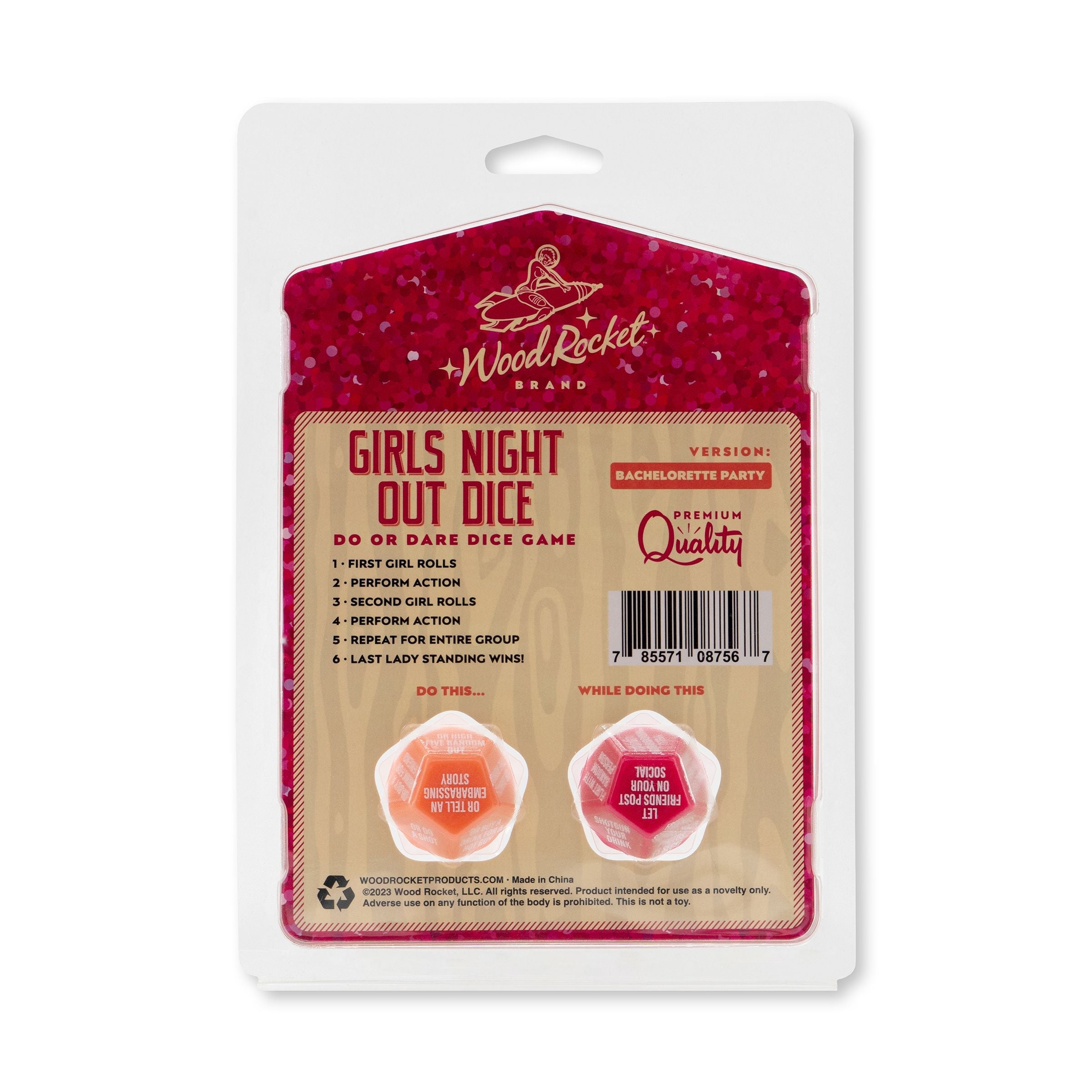 Girls Night Out Dice: Bachelorette Party