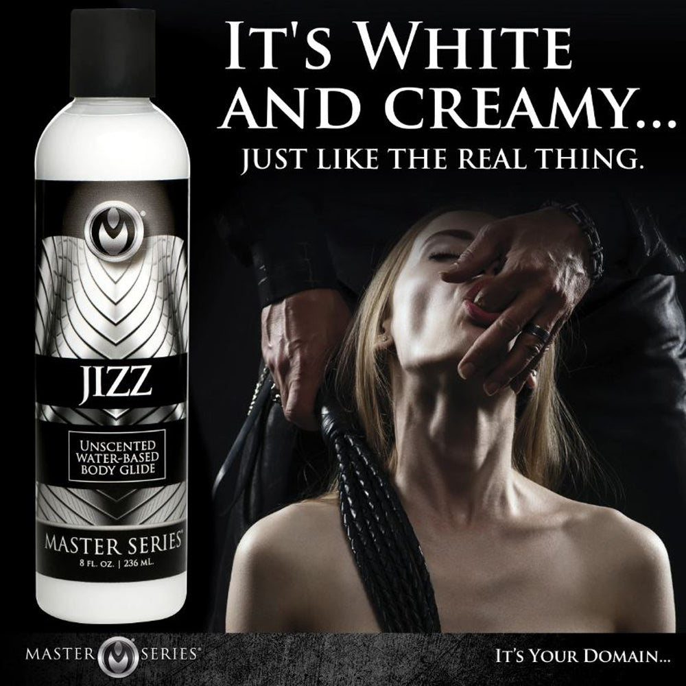 Master Series Jizz Unscented Water-Based Lube - 8oz