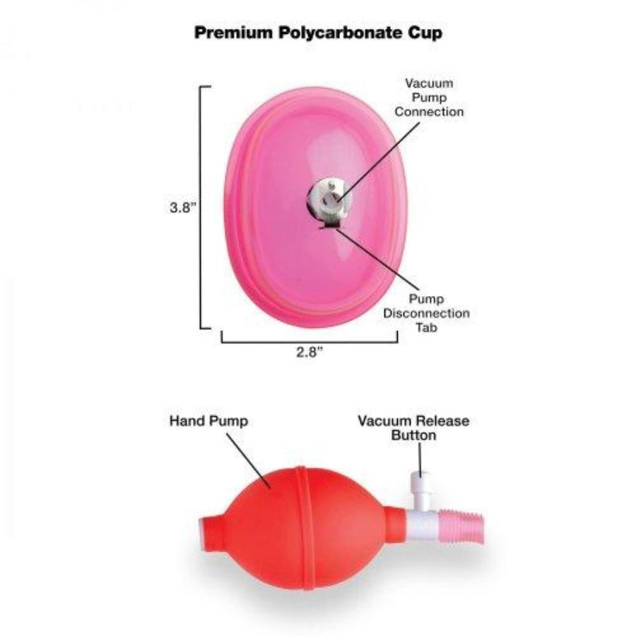 Size Matters Vaginal Pump with 3.8 inch Cup