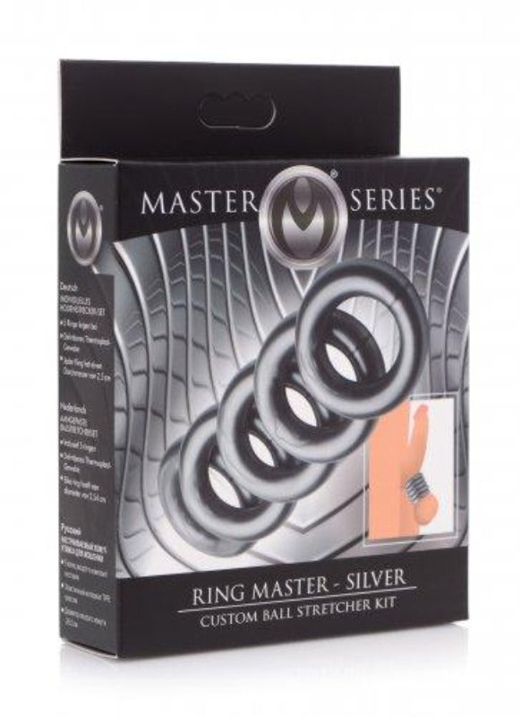 Master Series Ring Master Ball Stretcher Kit - Silver