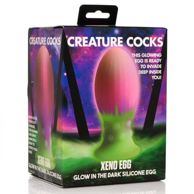 Creature Cocks Xeno Glow-in-the-Dark Alien Silicone Egg