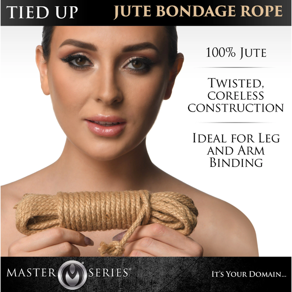 Master Series Tied Up Jute Bondage Rope 50 Foot