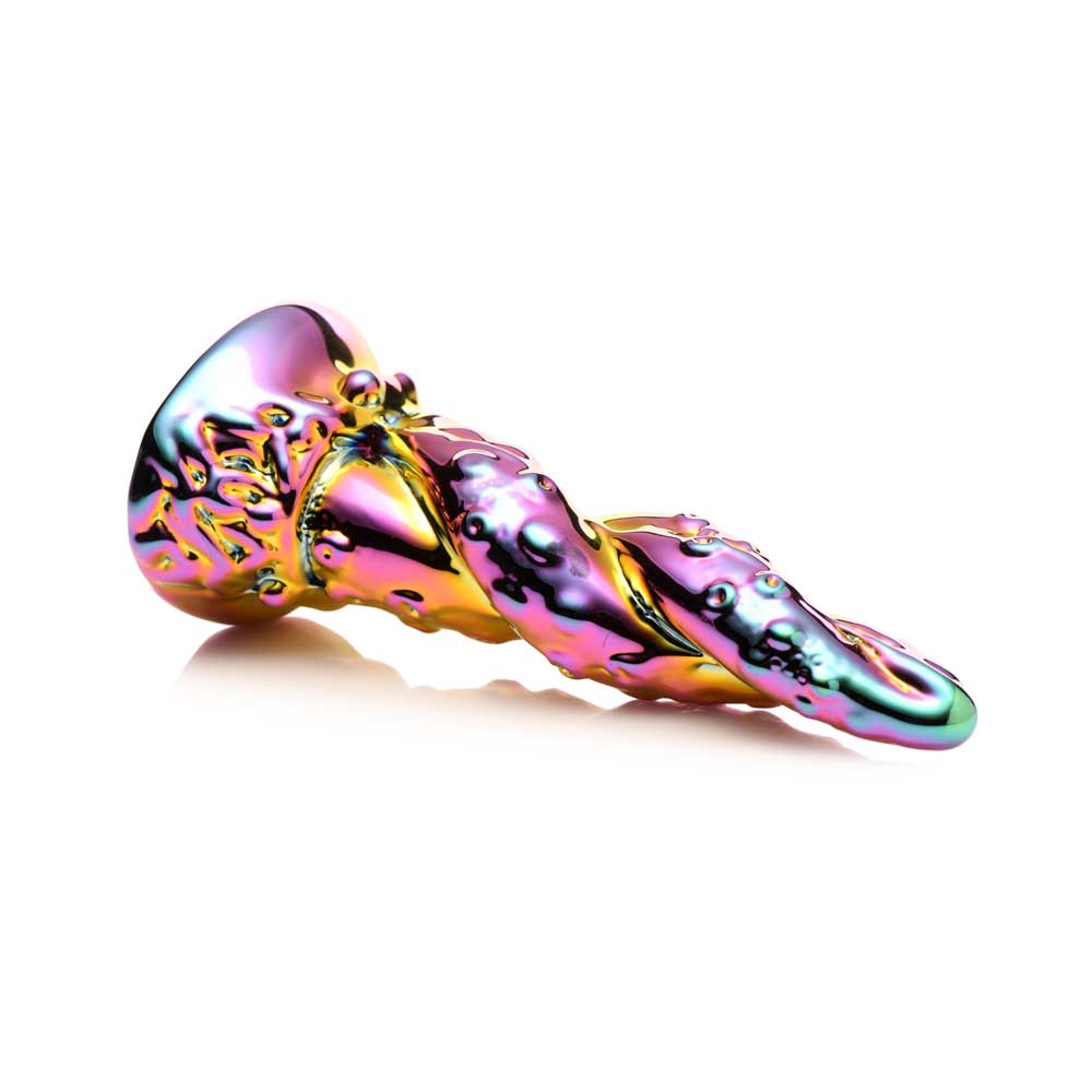 Creature Cocks Enchantress Rainbow 6.3 Inch Glass Dildo