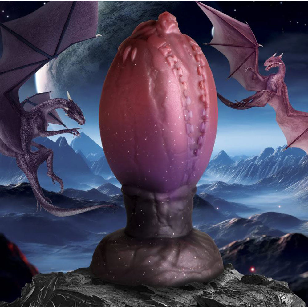Creature Cocks Dragon Hatch Large Silicone Egg – Fantasy Roleplay Plug