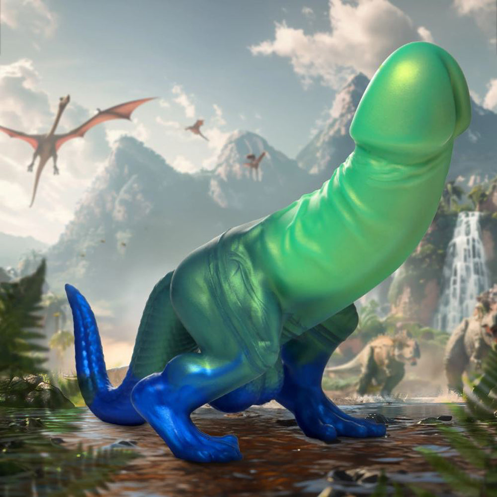 Creature Cocks Jurassic Cock Dinosaur 10 Inch Silicone Dildo