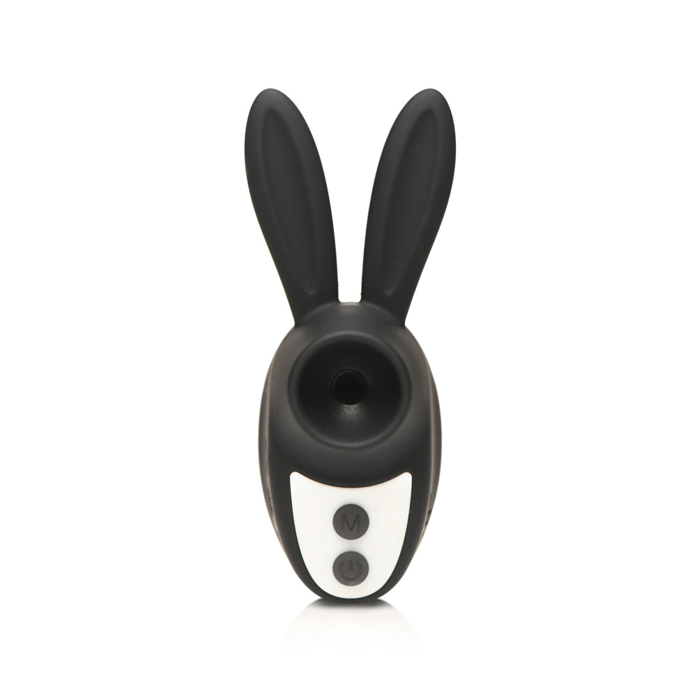 Shegasm Sucky Bunny Clitoral Suction Stimulator Silicone - Black