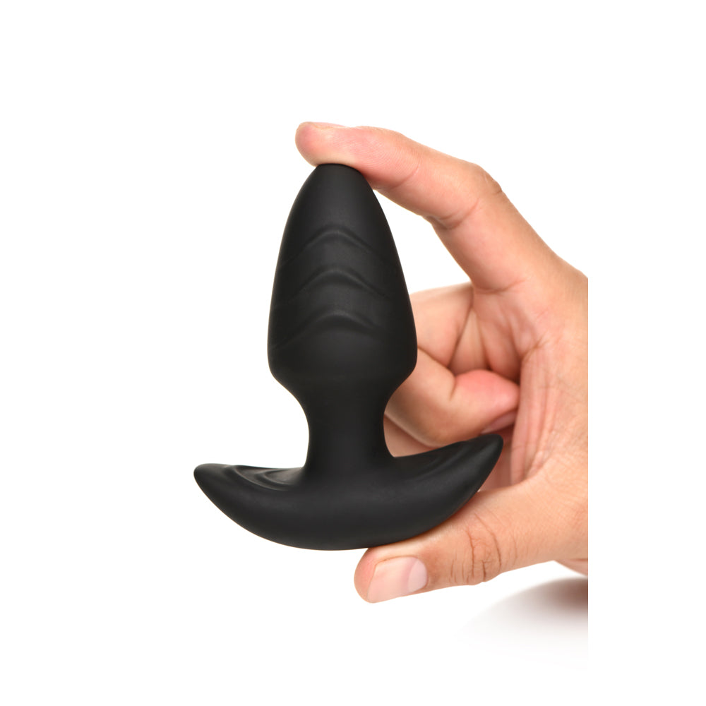 Bang! Rotating and Vibrating Silicone Butt Plug with Remote