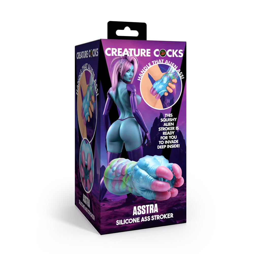 Creature Cocks Asstra Alien Silicone Ass Stroker - Multicolour