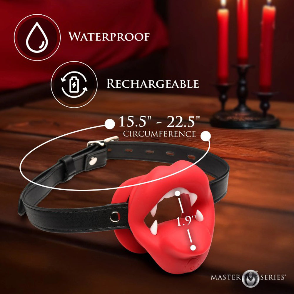 Master Series Vampire Vibrating Mouth Gag